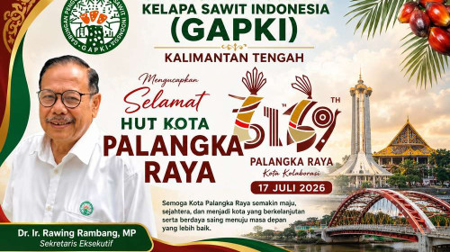 GAPKI Kalteng: Selamat HUT ke-69 Kota Palangka Raya, Dorong Sinergi untuk Kemajuan Daerah